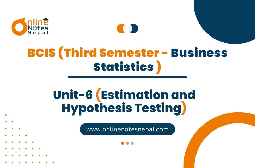 Estimation and Hypothesis Testing Photo